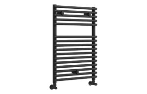 Dove Round Ladder Radiator (500x730mm) - Black