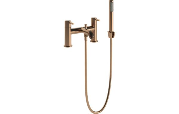 Fulton Bath/Shower Mixer & Bracket - Brushed Bronze