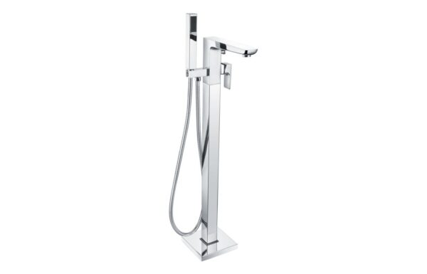 Barnwell Floor Standing Bath/Shower Mixer - Chrome