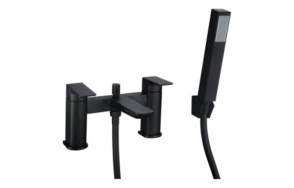 Barnwell Bath/Shower Mixer - Matt Black