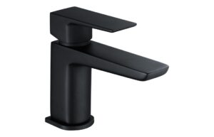 Barnwell Cloakroom Basin Mixer & Waste - Matt Black