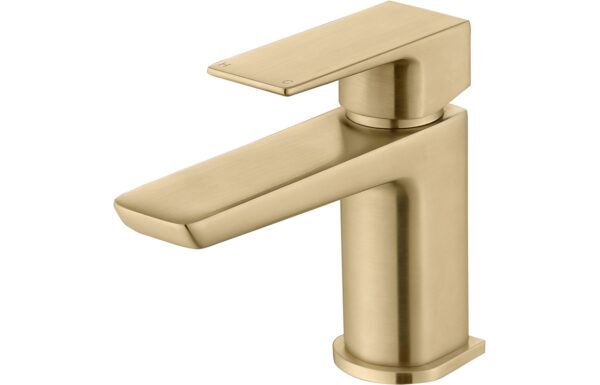 Barnwell Cloakroom Basin Mixer & Waste - Brushed Brass