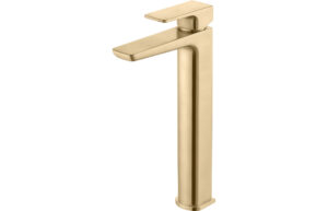 Barnwell Tall Basin Mixer - Brushed Brass