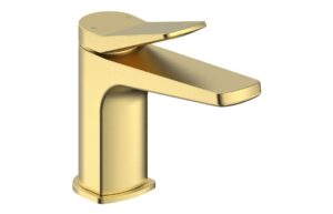 Glenwood Basin Mixer & Waste - Brushed Brass
