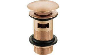Slotted Mushroom Basin Waste (1 1/4") - Brushed Bronze