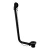 Exposed Bath Plug & Chain Waste - Matt Black