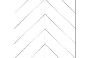 Fibo Urban - Denver White (Chevron) - Single