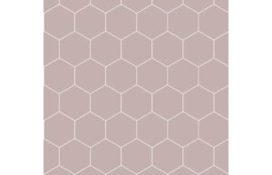 Fibo Urban - Dusky Pink (Hexagonal) - Single