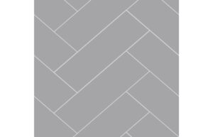 Fibo Urban - Medium Grey (Herringbone) - Single