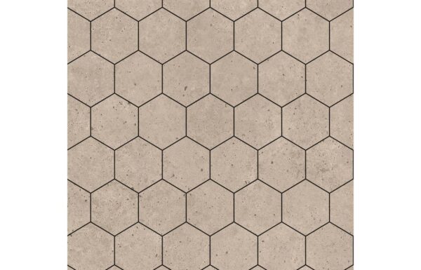 Fibo Urban - Rough Cement (Hexagonal) - Single