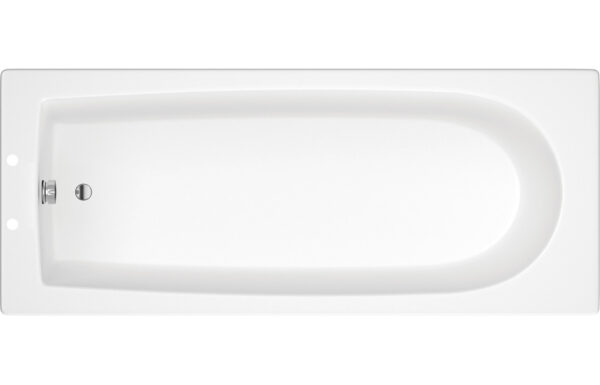 Rowland D Shape Single End 1700x700x550mm 2TH Bath w/Legs