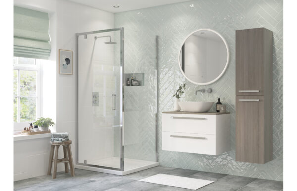 Aqua Gold 760mm Side Panel - Chrome