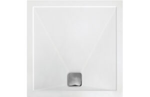 Anti-Slip Shower Tray Waste & Cover - Chrome