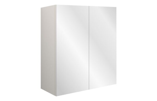 Tewin 600mm Mirrored Wall Unit - Matt Arley Blue (Grey Cab)