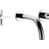 Abode Serenitie Wall Mounted Basin/Bath Mixer - Chrome
