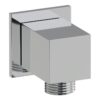 Abode Euphoria Square Wall Outlet - Chrome