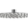 Abode Storm Slimline 200x200x3mm Circular Showerhead - St/Steel