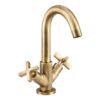 Abode Serenitie Basin Mixer - Antique Brass