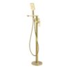 Abode Levarto Floor Standing Bath Shower Mixer - Brushed Brass