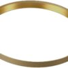 Abode Cava Round Basin Plinth - Brushed Brass