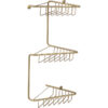 Bronte 3-Tier Corner Shower Caddy - Brushed Brass