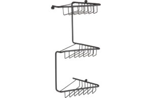 Bronte 3-Tier Corner Shower Caddy - Black