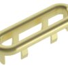 Oval Overflow Ring - Brushed Brass