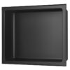 305x360mm Bathroom Niche - Matt Black