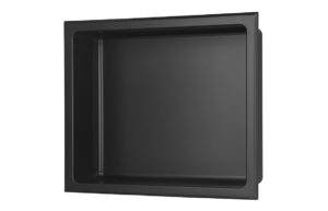 305x360mm Bathroom Niche - Matt Black