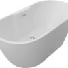 Ullswater Freestanding 1550x745x580mm 0TH Bath - Gloss White