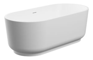 Lintott Freestanding 1685x804mm 0TH Bath - Matt White