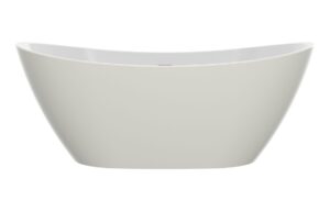 Broadview Freestanding 1700x780x690mm Bath - Latte