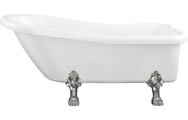 Broadwater Freestanding 1530x670x760mm 2TH Bath w/Feet