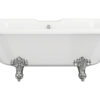 Rockingham Freestanding 1690x740x620mm 2TH Bath w/Feet - White