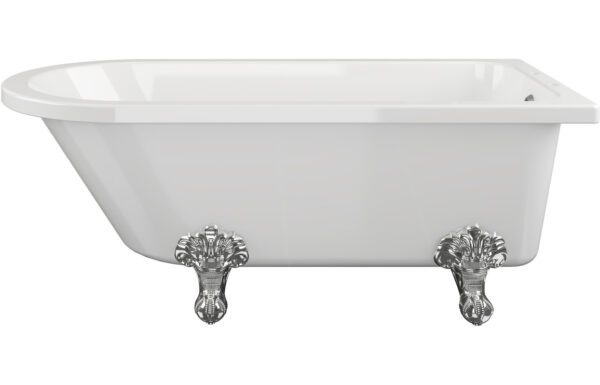 Hawthorn Freestanding 1700x750x650mm 2TH Corner Bath w/Feet