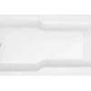 Newton Straight 1700x750x550mm 0TH "C" Shower Bath w/Legs