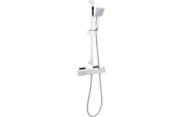 Ascot Cool-Touch Thermostatic Bar Mixer Shower - Chrome