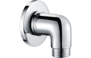 Beverley Traditional Wall Outlet Elbow - Chrome