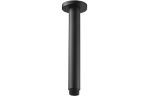 Grove 180mm Round Ceiling Arm - Matt Black