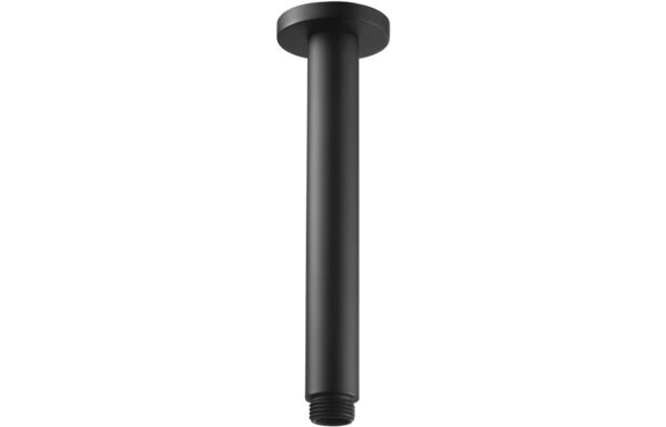 Grove 180mm Round Ceiling Arm - Matt Black