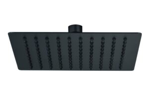 Ashby 200mm Square Ultraslim Showerhead - Matt Black