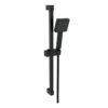 Square Slider Rail Kit & Single Mode Handset - Matt Black