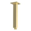 Ashby 180mm Square Ceiling Arm - Brushed Brass