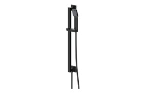 Ashby Square Riser Rail Kit w/Elbow & Handset - Matt Black