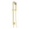 Ashby Square Riser Rail Kit w/Elbow & Handset - Brushed Brass