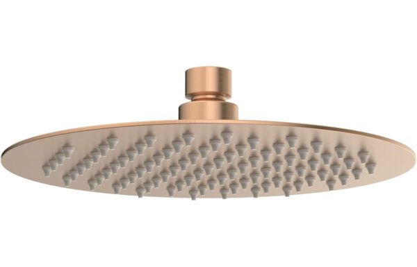 Grove 200mm Round Ultraslim Showerhead - Brushed Bronze