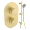 Grove Round Shower Valve & Kit Pack 2 - Brushed Brass