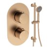 Grove Round Shower Valve & Kit Pack 2 - Brushed Bronze