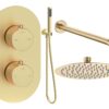 Grove Round Shower Valve & Kit Pack 4 - Brushed Brass