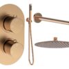 Grove Round Shower Valve & Kit Pack 4 - Brushed Bronze